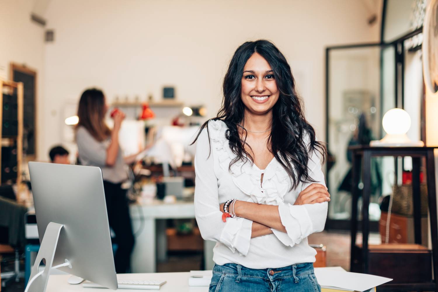 woman leading startup enterprise