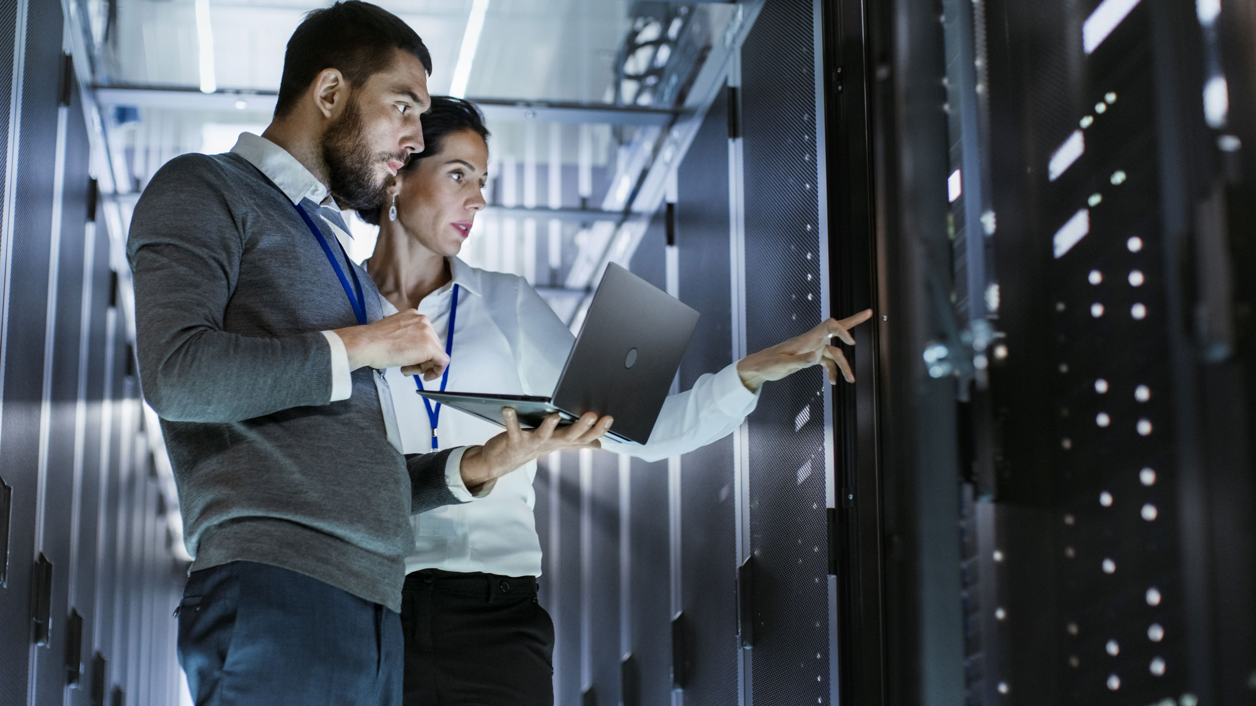 Data_Center_Rack_Server_Cabinet_Is_Open Data_Center_Rack_Server_Cabinet_Is_Open