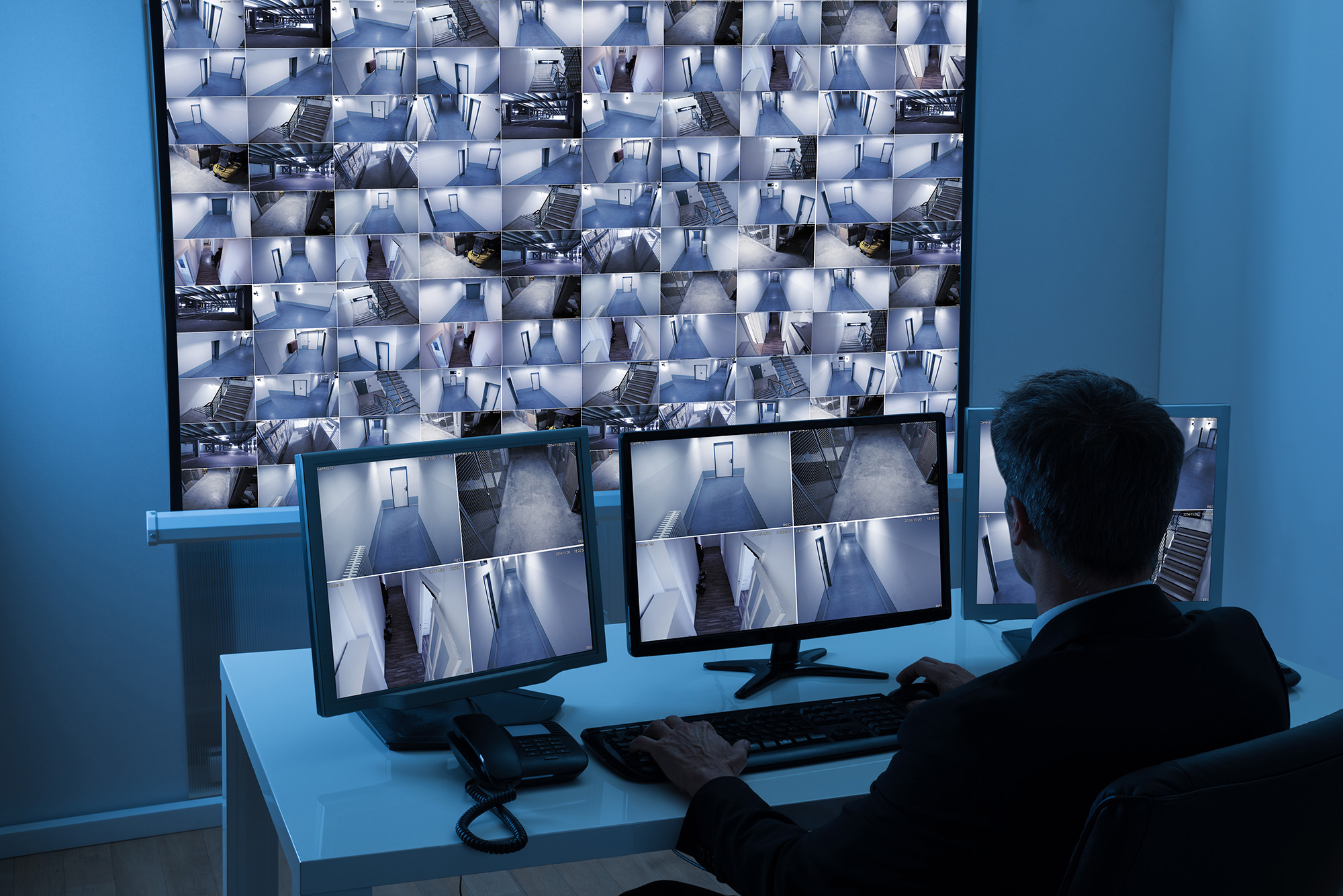 Room_Monitoring_Multiple_CCTV_Cameras