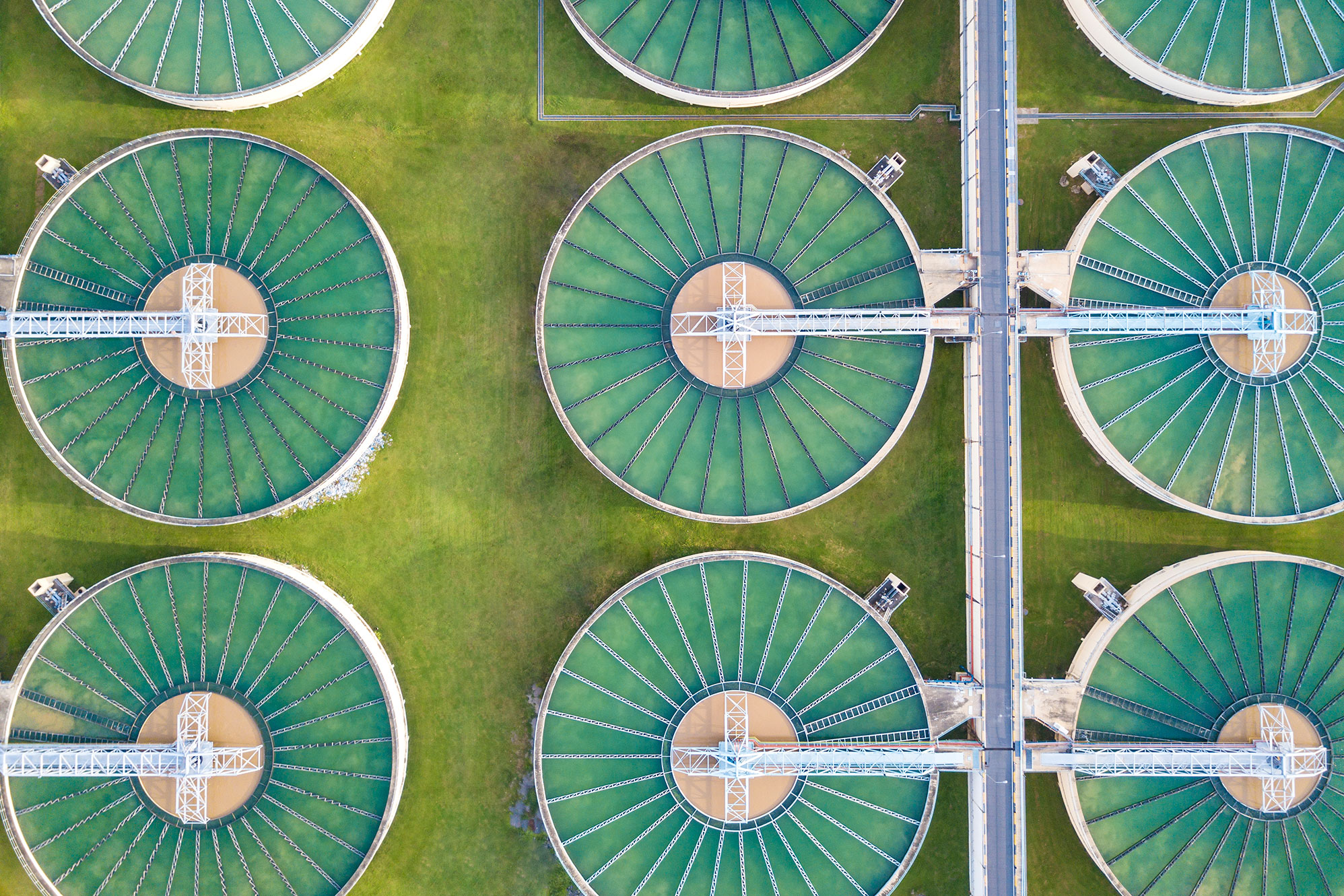 Water_Treatment_Plant_Aerial Aerial view of water treatment plant
