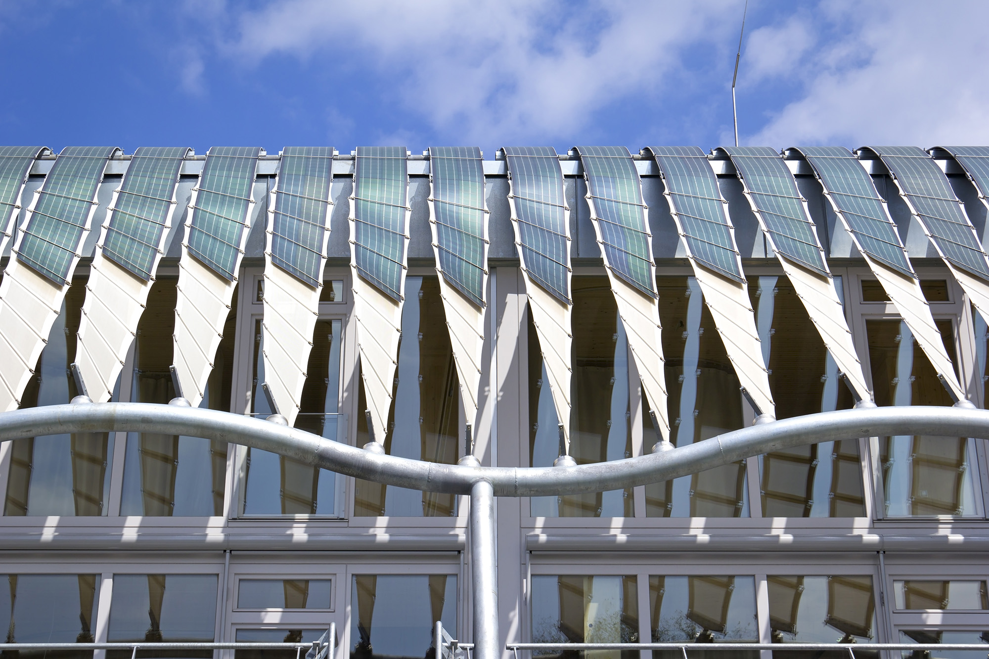Detail Of A Roof Using Innovative Solar Energy Panels