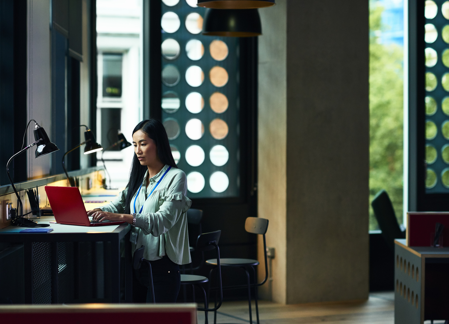woman on laptop