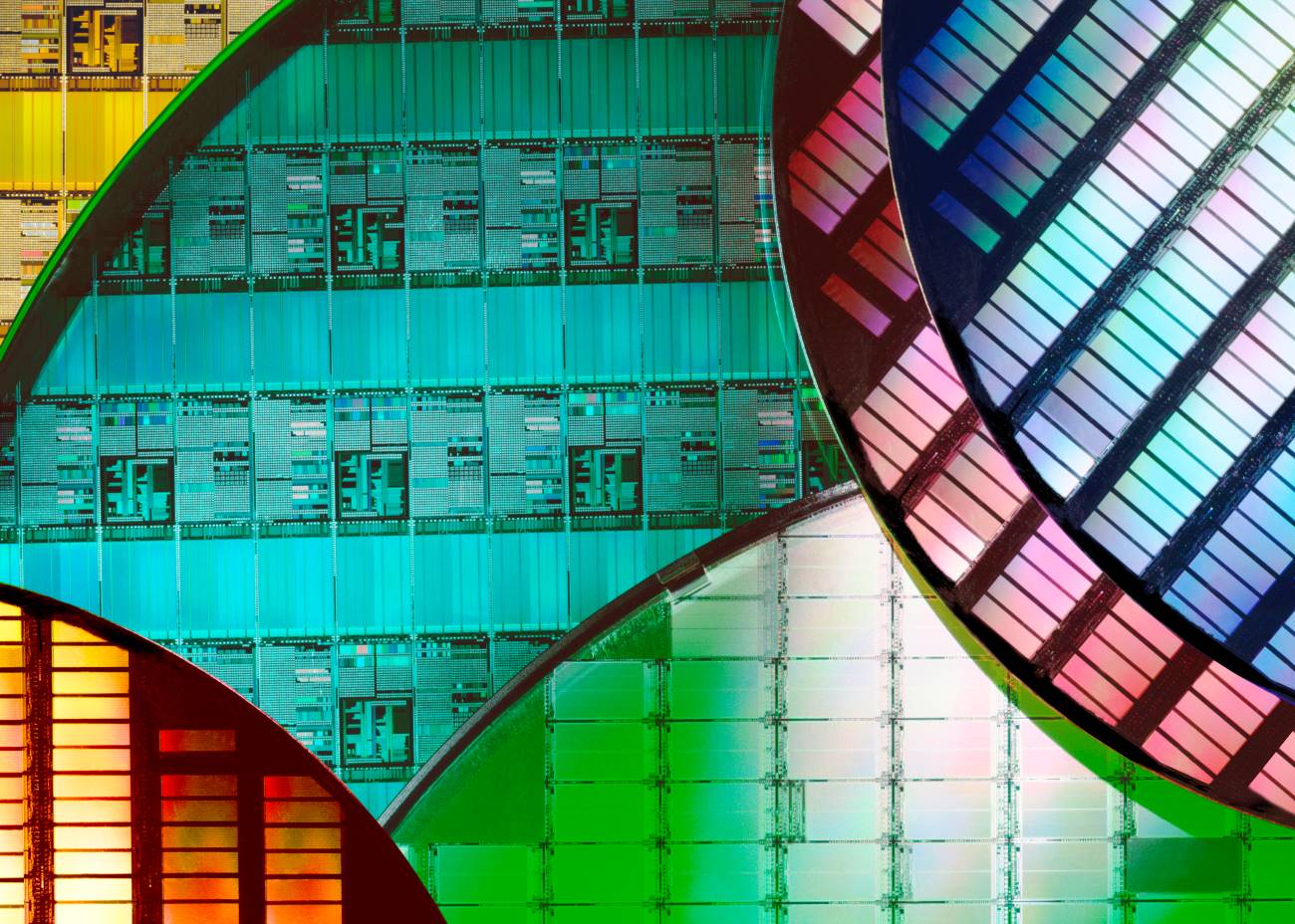 Integrated_Circuits_Colorful_Closeup